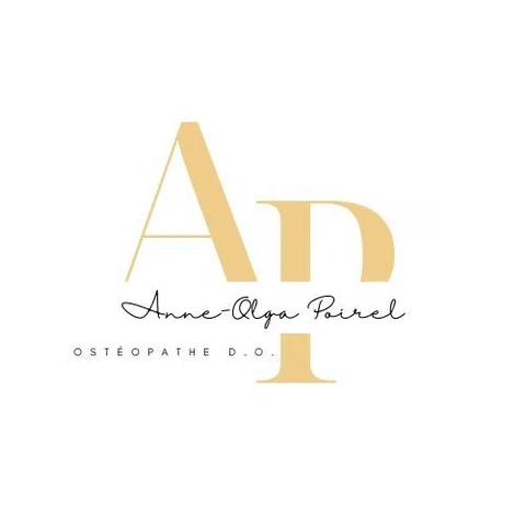 Anne-Olga Poirel logo in navbar